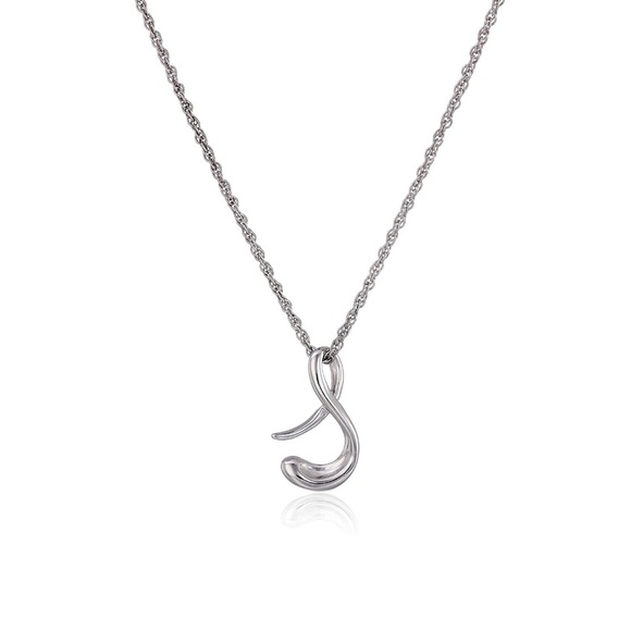 Jewelry - NWOT Sterling Silver Script Initial “S” Necklace